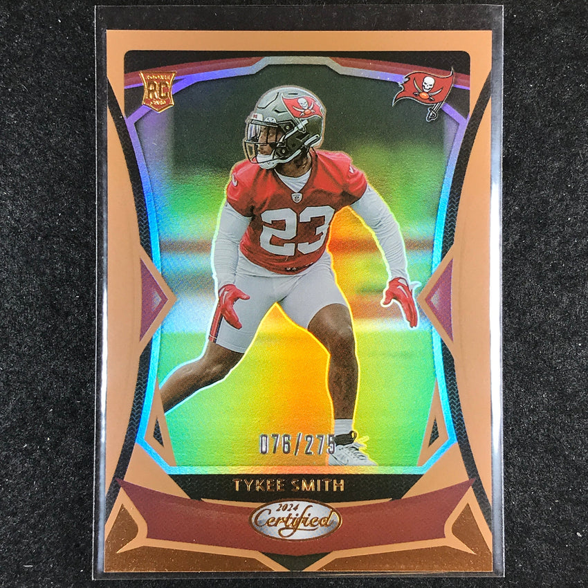 2024 Certified Football TYKEE SMITH Rookie Base Bronze Mirror 76/275 #164