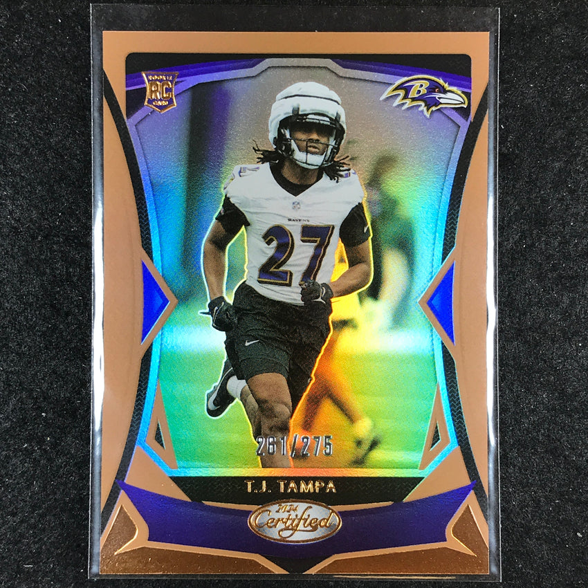 2024 Certified Football T.J. TAMPA Rookie Base Bronze Mirror 261/275 #198