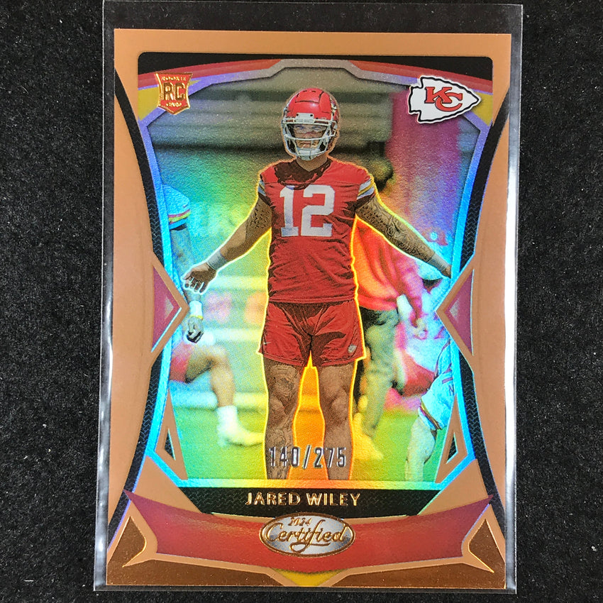 2024 Certified Football JARED WILEY Rookie Base Bronze Mirror 140/275 #199