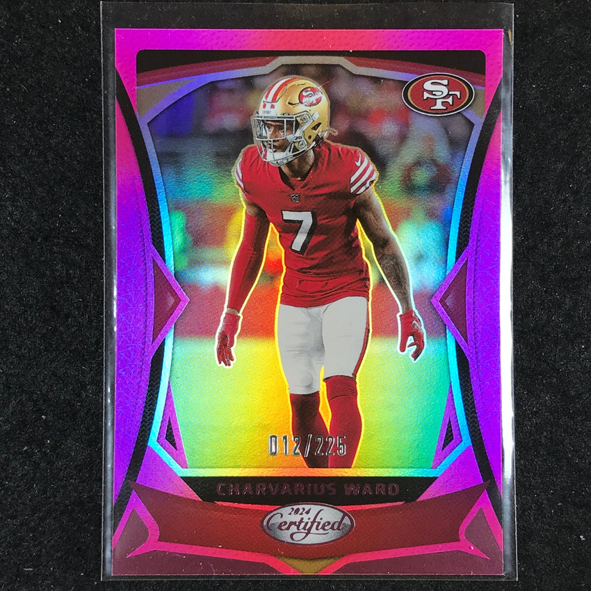2024 Certified Football CHARVARIUS WARD Base Pink Mirror 12/225 #20