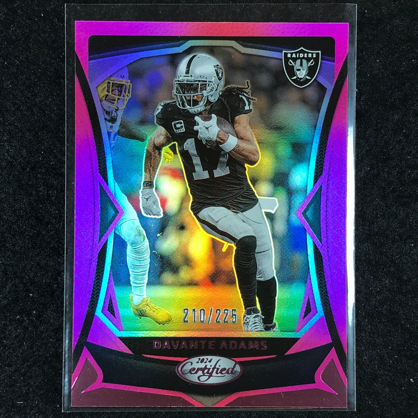 2024 Certified Football DAVANTE ADAMS Base Pink Mirror 210/225 #30