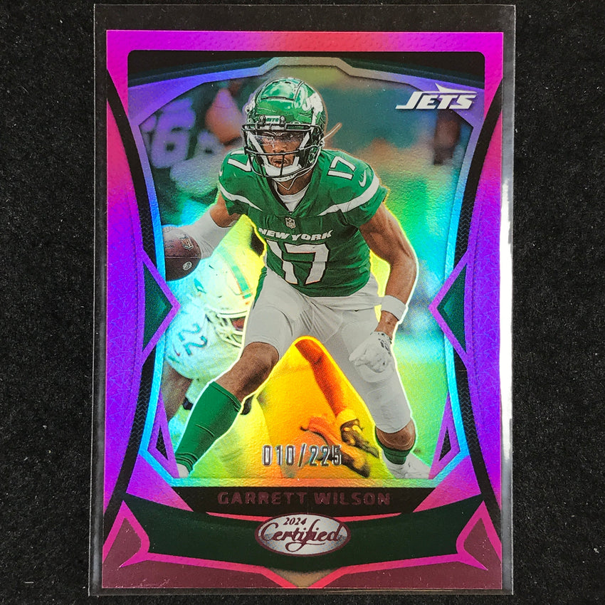 2024 Certified Football GARRETT WILSON Base Pink Mirror 10/225 #45