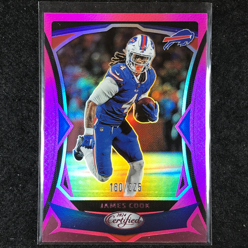 2024 Certified Football JAMES COOK Base Pink Mirror 160/225 #52