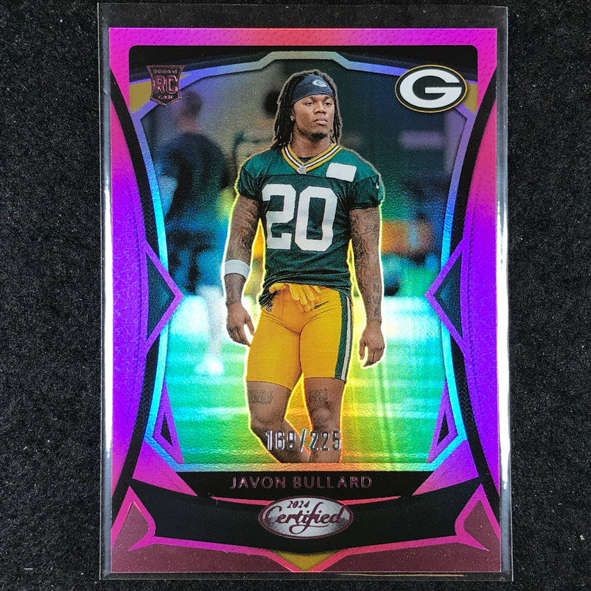 2024 Certified Football JAVON BULLARD Rookie Base Pink Mirror 169/225 #146