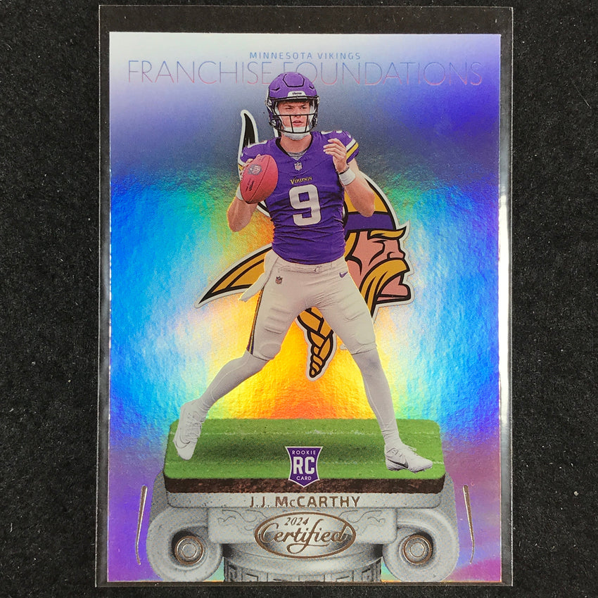 2024 Certified Football J.J. MCCARTHY Franchise Foundations Rookie Base #2