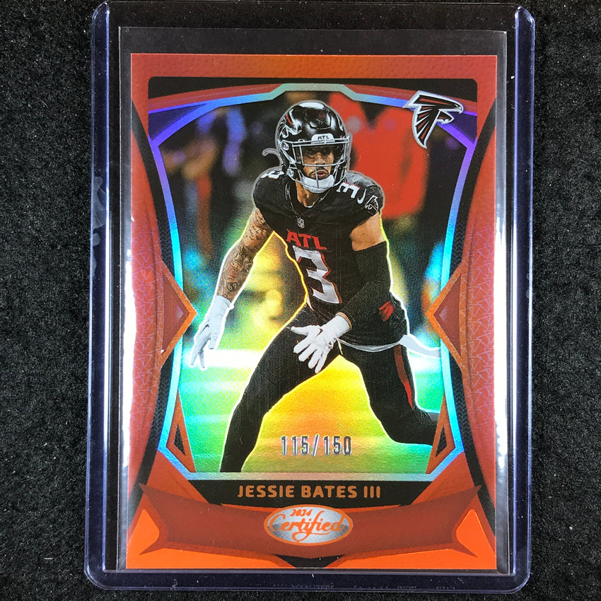 2024 Certified Football JESSIE BATES III Base Orange Mirror 115/150 #57