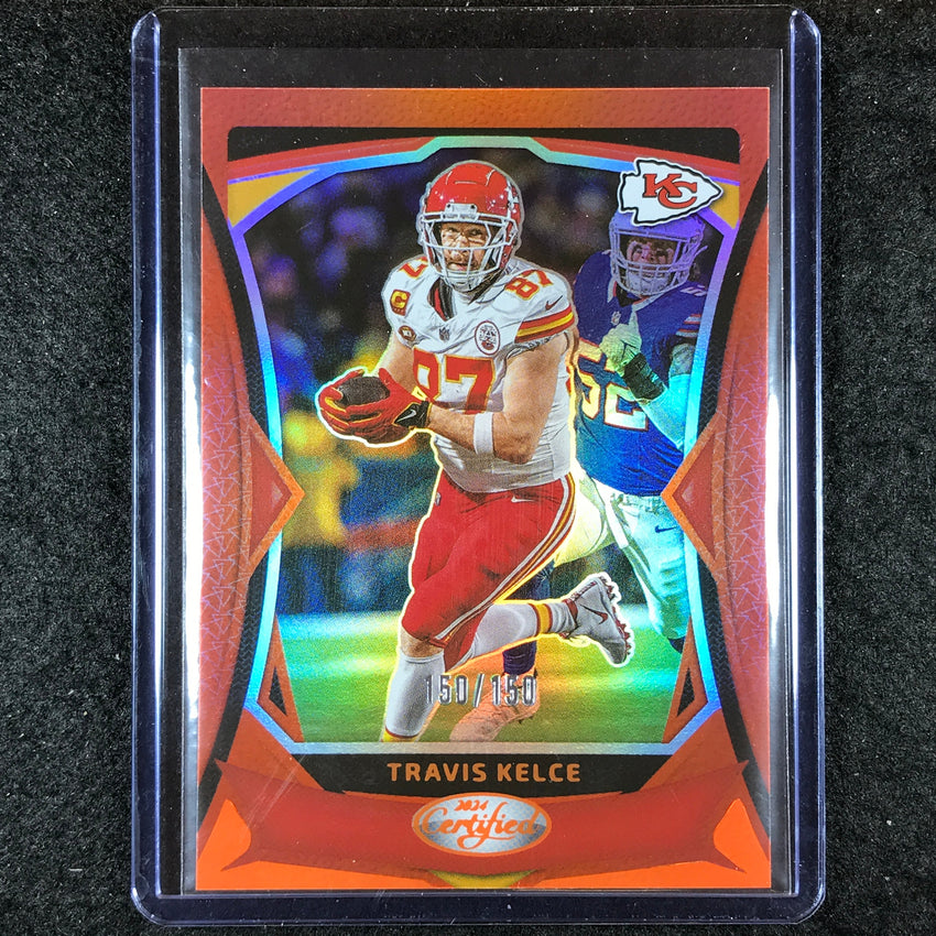 2024 Certified Football TRAVIS KELCE Base Orange Mirror 150/150 #92