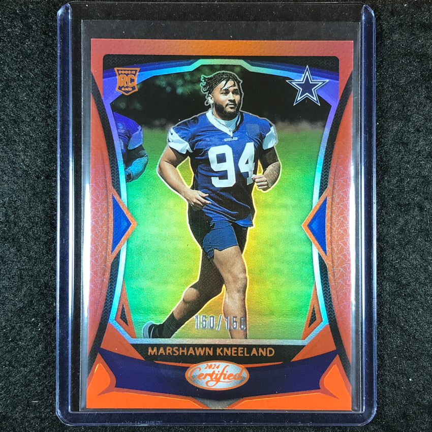 2024 Certified Football MARSHAWN KNEELAND Rookie Base Orange Mirror 150/150 #144