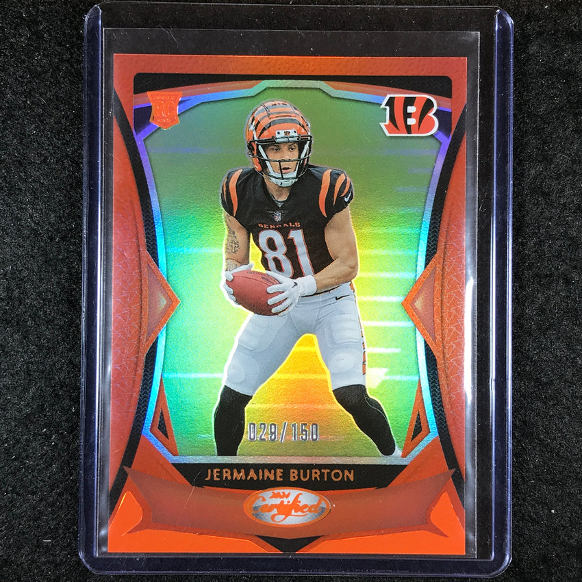 2024 Certified Football JERMAINE BURTON Rookie Base Orange Mirror 29/150 #158