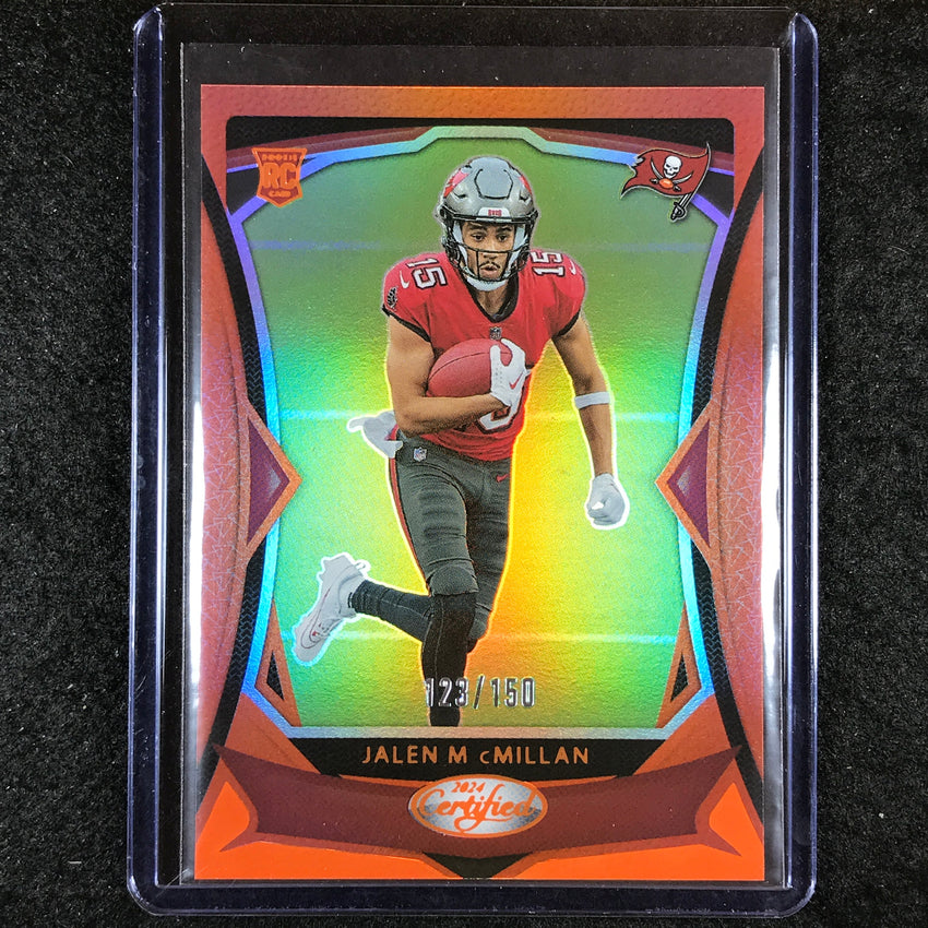2024 Certified Football JALEN MCMILLAN Rookie Base Orange Mirror 123/150 #167