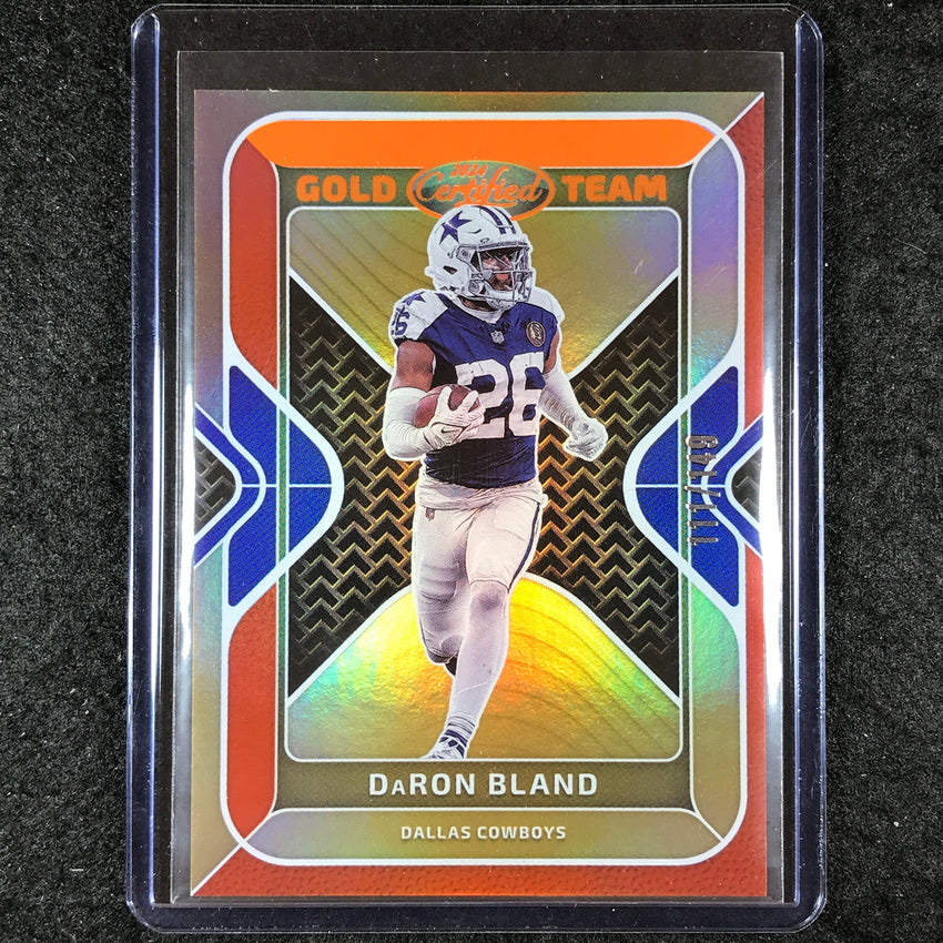 2024 Certified Football DARON BLAND Gold Team Orange Mirror 111/149