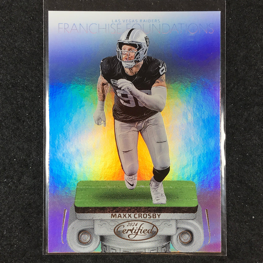 2024 Certified Football MAXX CROSBY Franchise Foundations Base #15