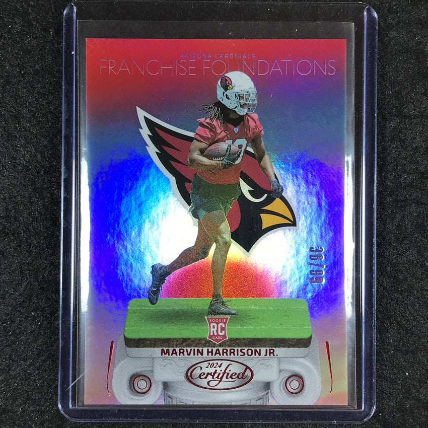 2024 Certified Football MARVIN HARRISON JR. Franchise Foundations Red 36/99