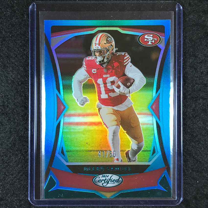 2024 Certified Football DEEBO SAMUEL Base Teal Mirror 41/50