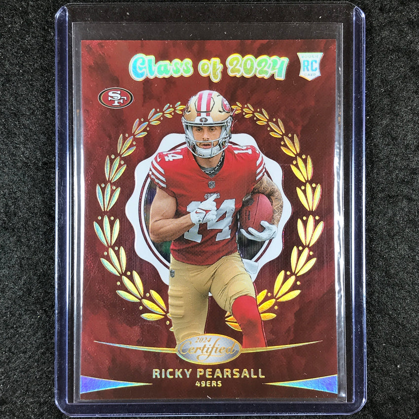 2024 Certified Football RICKY PEARSALL Class of 2024 Rookie SSP #RPL