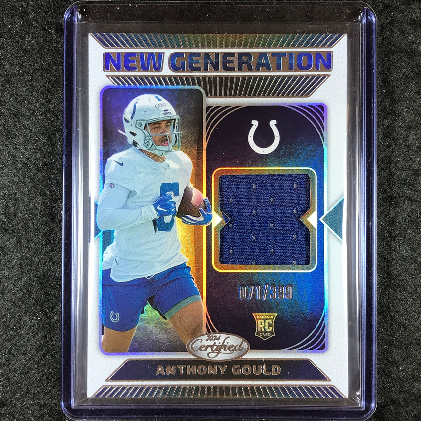 2024 Certified Football ANTHONY GOULD New Generation Rookie Jersey Relic 71/399