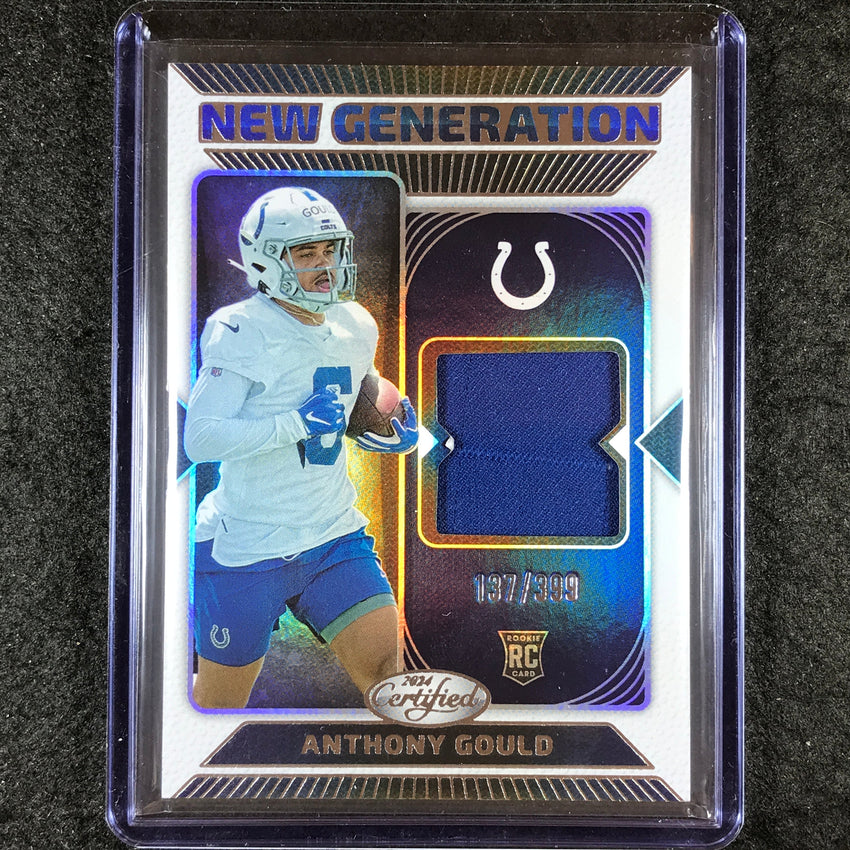 2024 Certified Football ANTHONY GOULD New Generation Rookie Jersey Relic 137/399