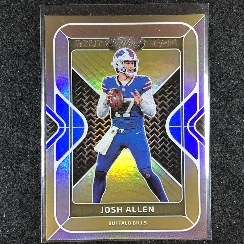 2024 Certified Football JOSH ALLEN Gold Team Base #JAN