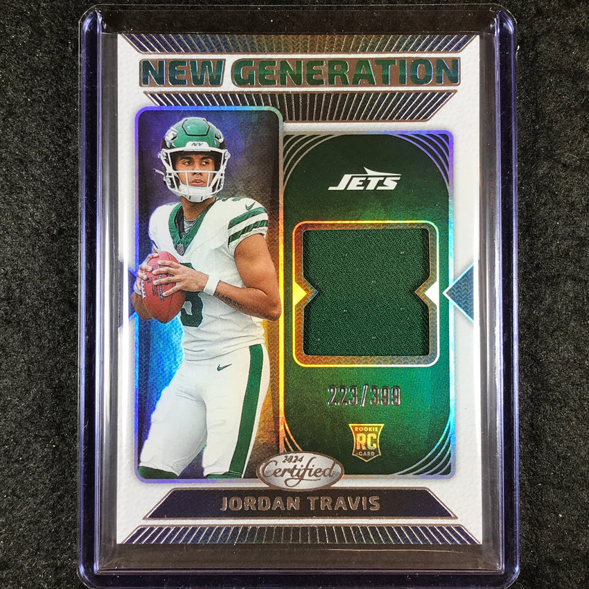 2024 Certified Football JORDAN TRAVIS New Generation Rookie Jersey Relic 223/399