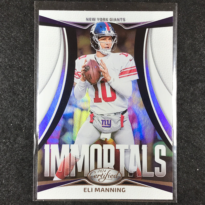 2024 Certified Football ELI MANNING Immortals Base #8