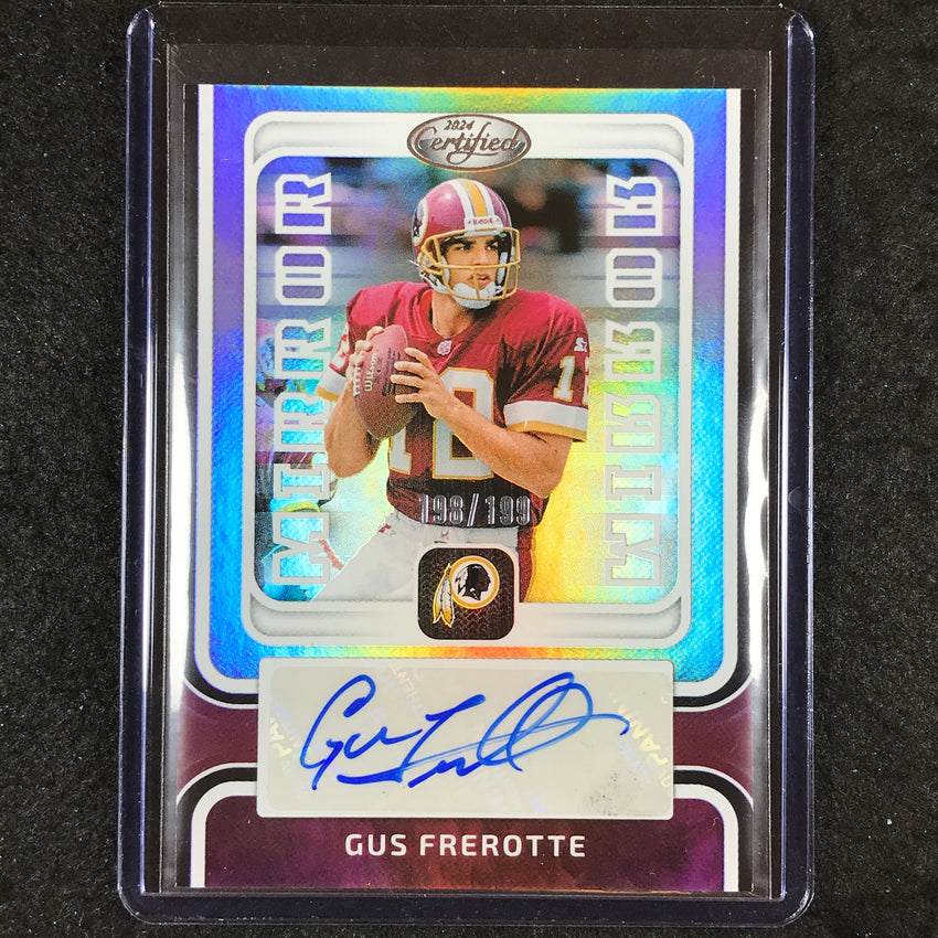 2024 Certified Football GUS FREROTTE Mirror Signatures Auto Base 198/199