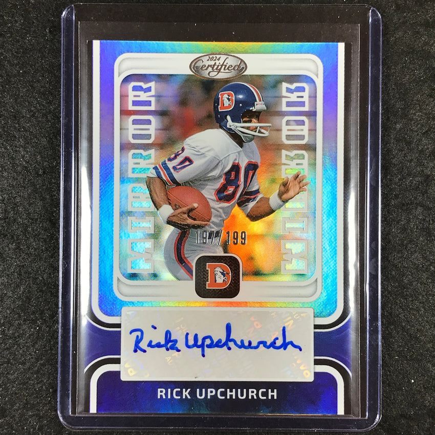 2024 Certified Football RICK UPCHURCH Mirror Signatures Auto Base 197/199