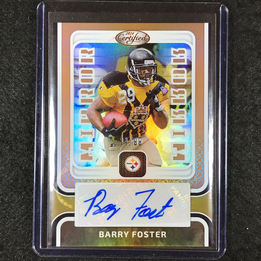 2024 Certified Football BARRY FOSTER Mirror Signatures Auto Bronze 14/99