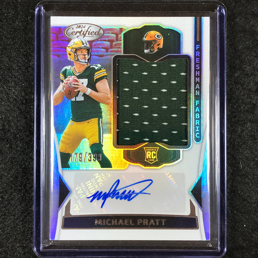2024 Certified Football MICHAEL PRATT Freshman Rookie Jersey Auto Base 179/399