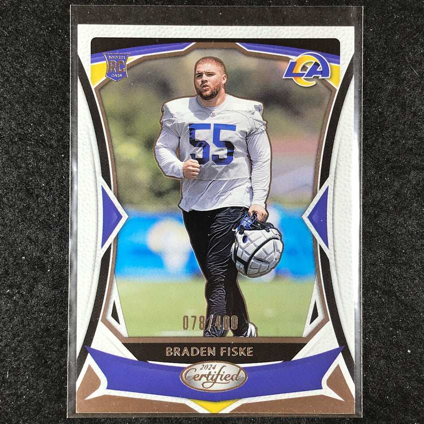 2024 Certified Football BRADEN FISKE Rookie Base 78/400 #130