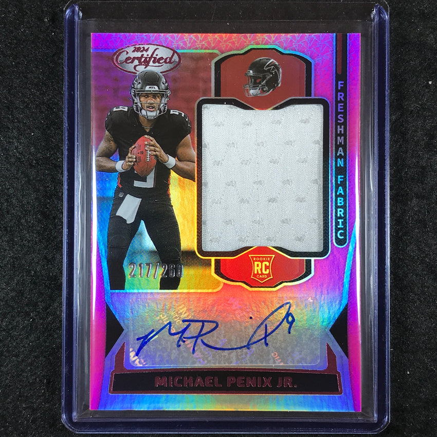2024 Certified Football MICHAEL PENIX JR. Freshman Rookie Jersey Auto 217/260
