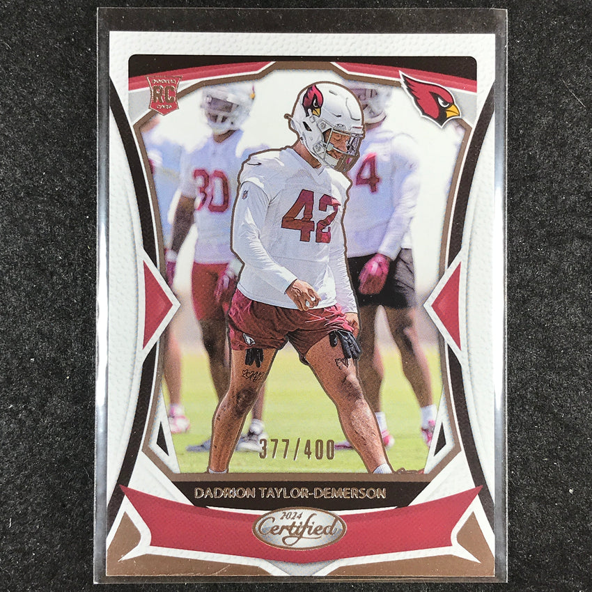 2024 Certified Football DADRION TAYLOR-DEMERSON Rookie Base 377/400 #178