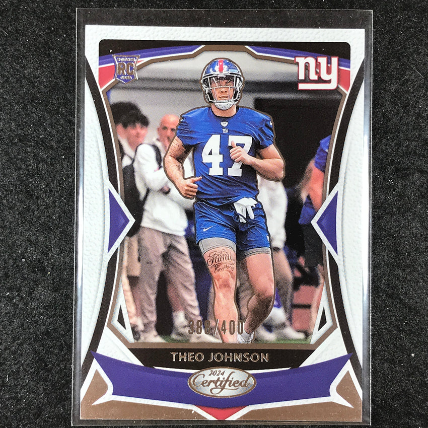 2024 Certified Football THEO JOHNSON Rookie Base 388/400 #181
