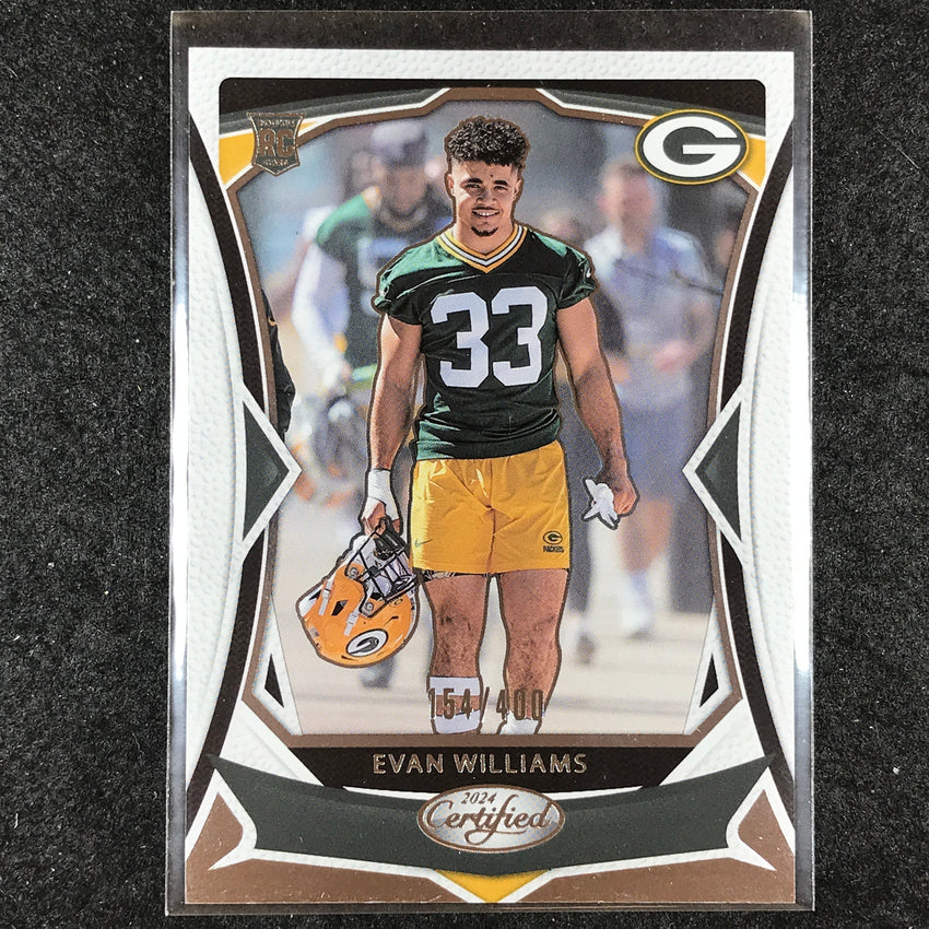 2024 Certified Football EVAN WILLIAMS Rookie Base 154/400 #185