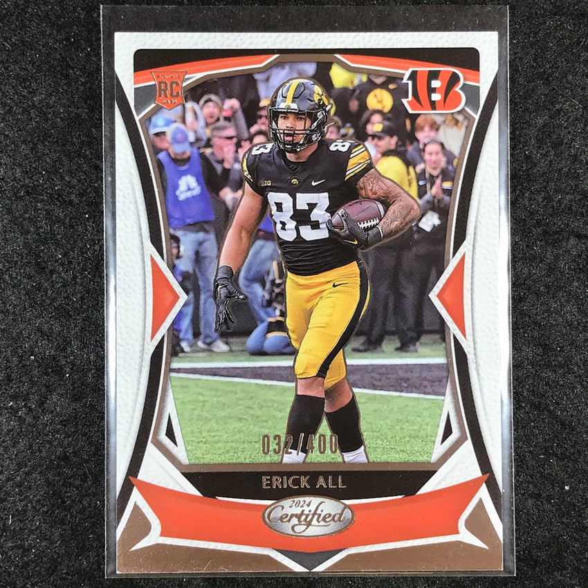 2024 Certified Football ERICK ALL Rookie Base 32/400 #188