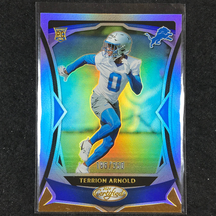 2024 Certified Football TERRION ARNOLD Rookie Base Mirror 196/350 #118