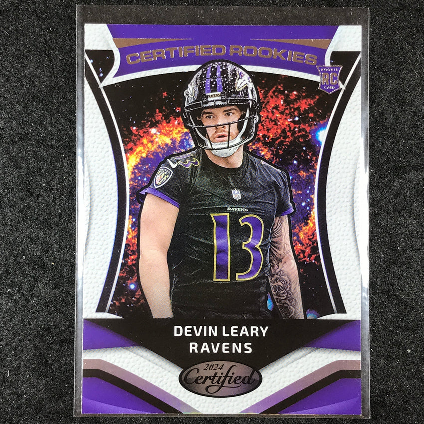 2024 Certified Football DEVIN LEARY Certified Rookie Base #10