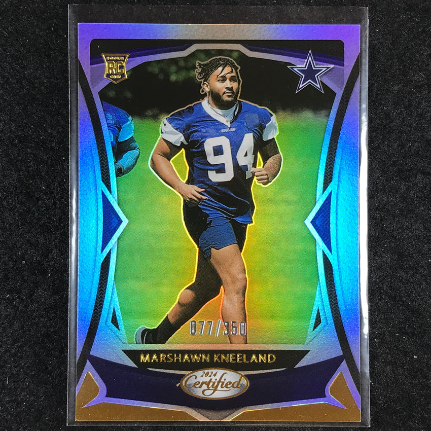 2024 Certified Football MARSHAWN KNEELAND Rookie Base Mirror 77/350 #144