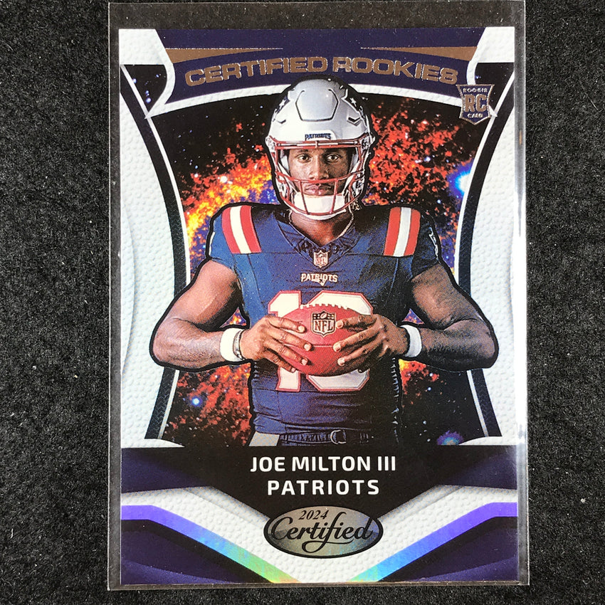 2024 Certified Football JOE MILTON III Certified Rookie Base #12