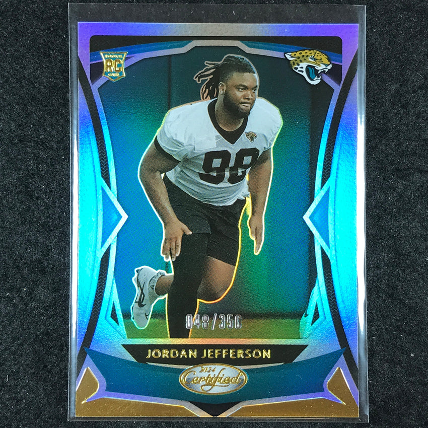 2024 Certified Football JORDAN JEFFERSON Rookie Base Mirror 48/350 #189