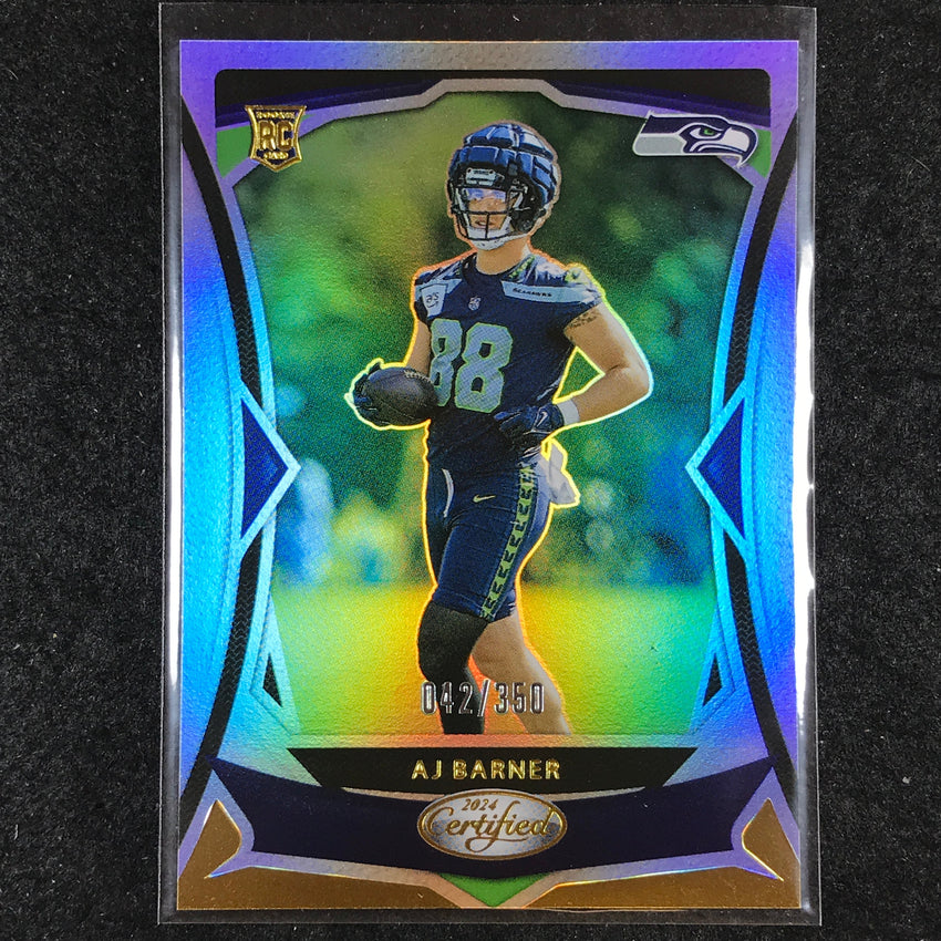 2024 Certified Football AJ BARNER Rookie Base Mirror 42/350 #191
