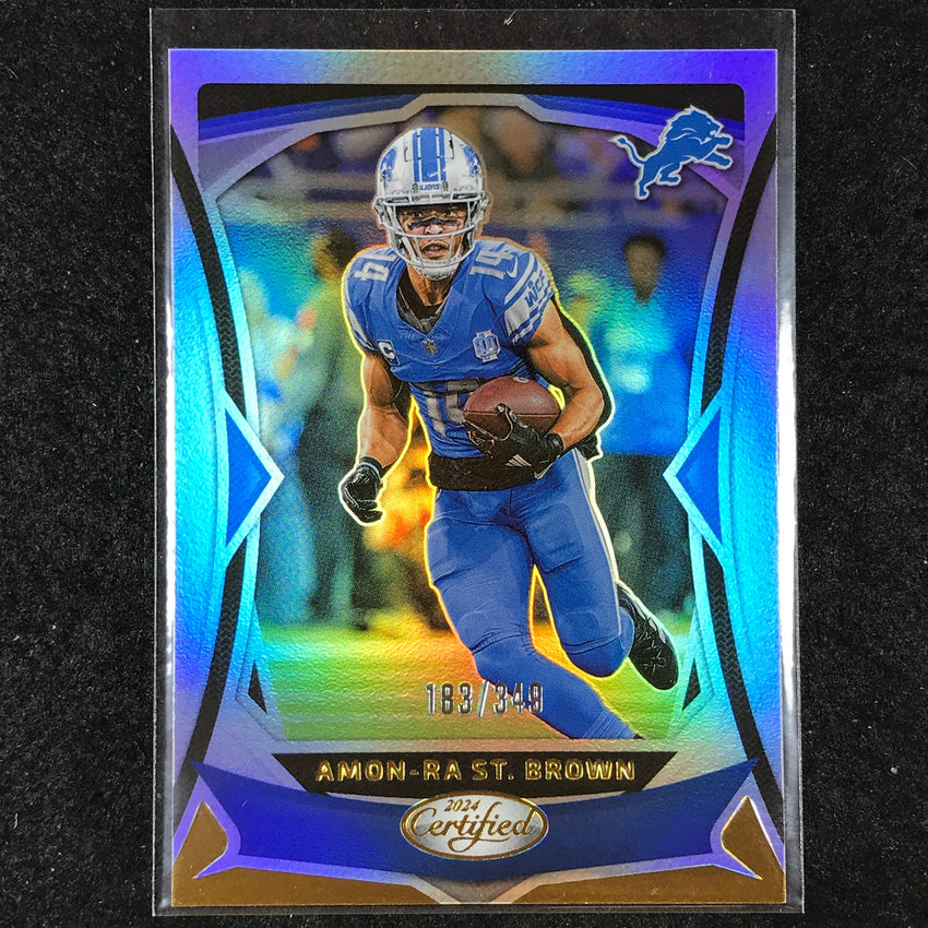 2024 Certified Football AMON-RA ST. BROWN Base Mirror 183/349 #8