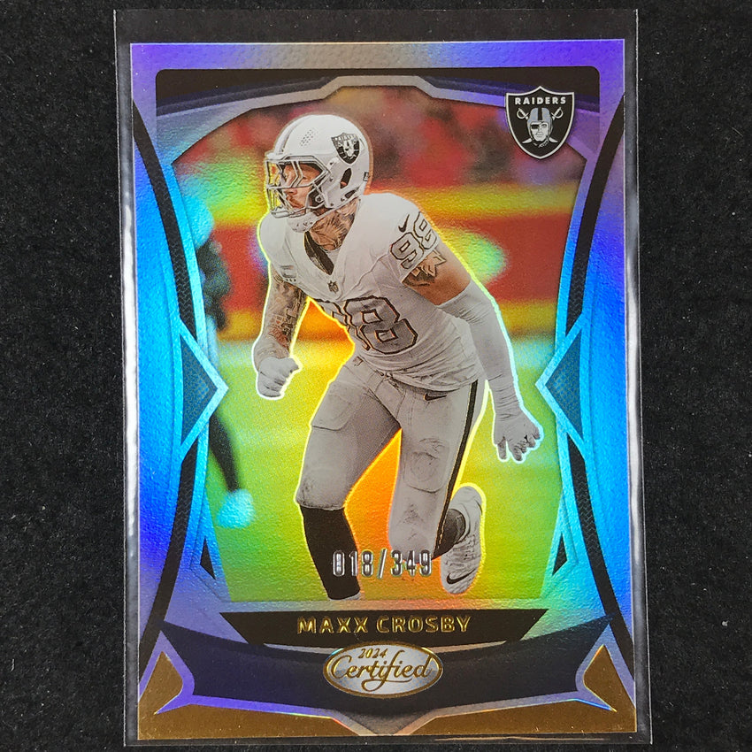2024 Certified Football MAXX CROSBY Base Mirror 18/349 #74