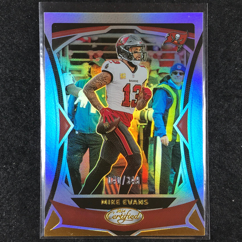 2024 Certified Football MIKE EVANS Base Mirror 40/349 #76