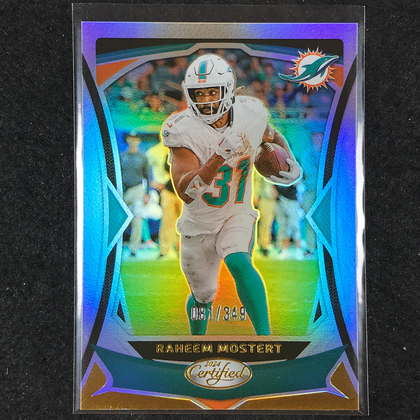 2024 Certified Football RAHEEM MOSTERT Base Mirror 81/349 #83
