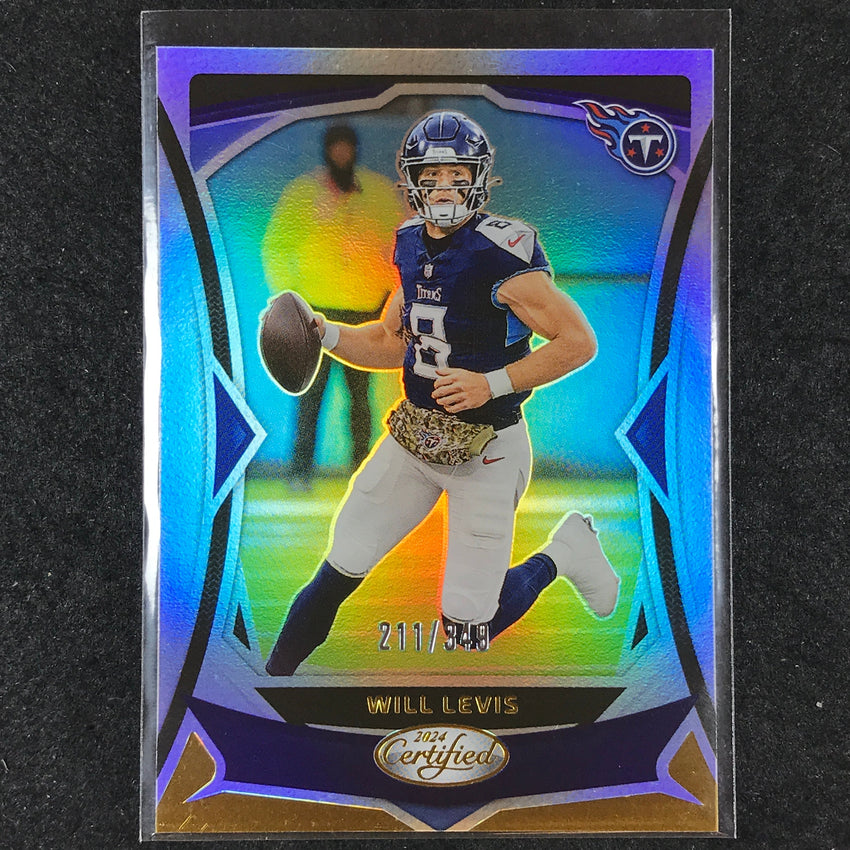 2024 Certified Football WILL LEVIS Base Mirror 211/349 #98
