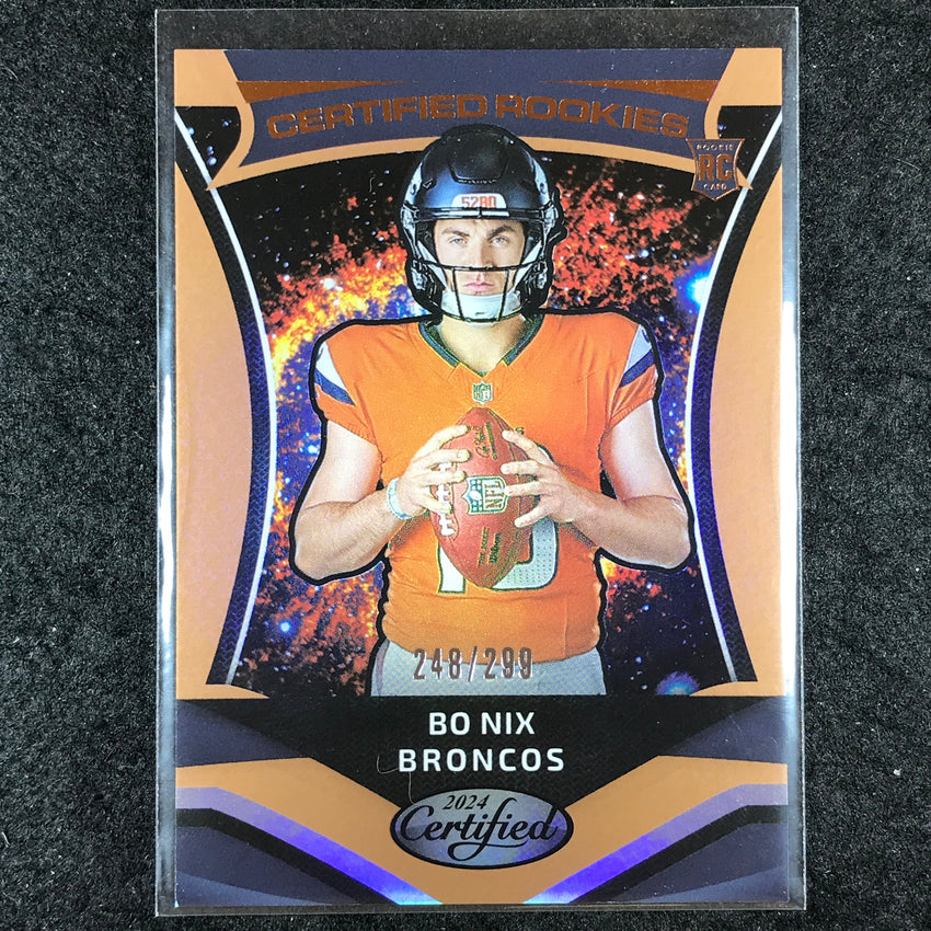 2024 Certified Football BO NIX Certified Rookies Bronze Mirror 248/299 #5