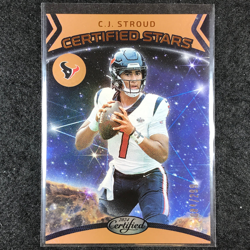 2024 Certified Football C.J. STROUD Certified Stars Bronze Mirror 84/299 #1