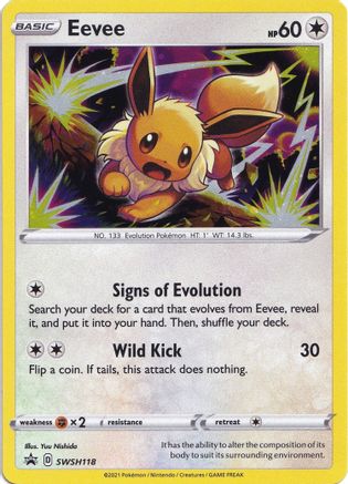 Eevee - SWSH118 - Pokemon SWSH Sword & Shield Promo