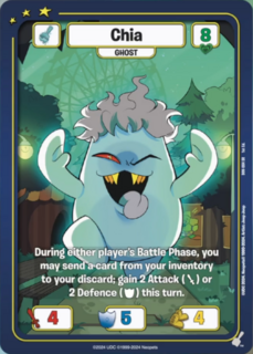 Chia (Ghost) - DON-084 - SR - Neopets TCG  Defenders of Neopia 1st Edition