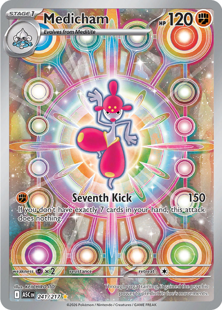 Medicham - ( 241/217 ) - Illustration Rare - Pokemon ME Ascended Heroes
